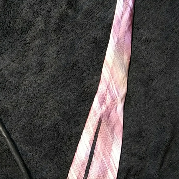 Marco Biella pink & black, 100% silk tie - Picture 5 of 6